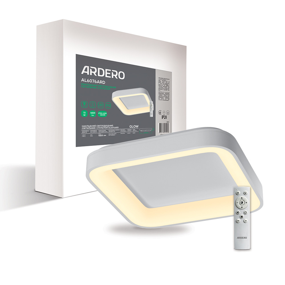 Світлодіодний світильник Ardero AL6076ARD GLOW 72Вт Харьков - изображение 1