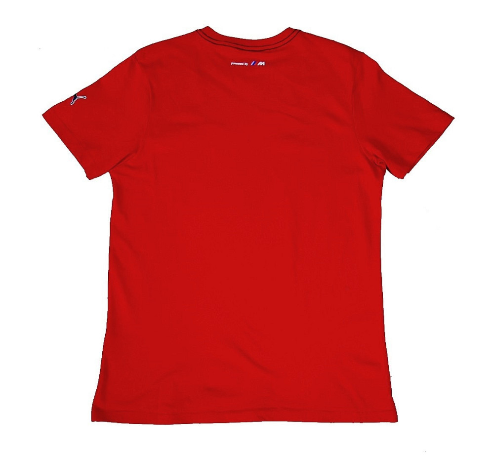 Мужская батальная однотонная трикотажная футболка Puma BMW Киев - изображение 4