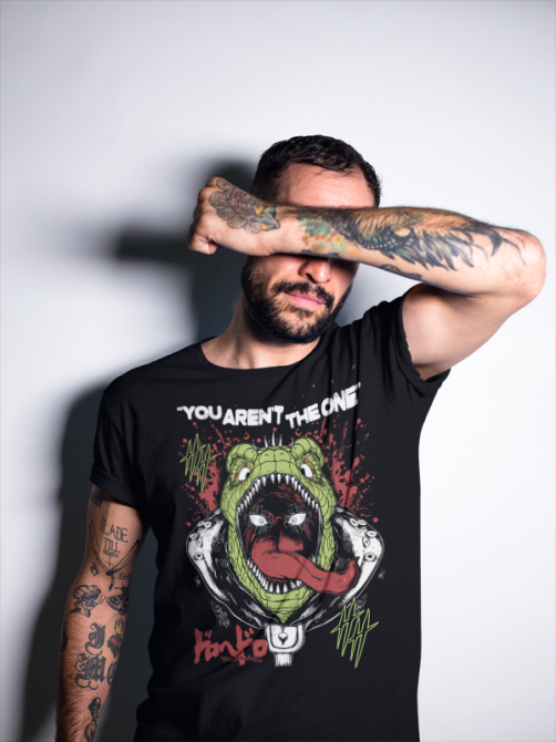 Футболка для мальчика аниме Дорохедоро Каиман Йоу Арент оверсайз (рост от 165 до 180 ) Черний AnimeJ0085m Днепр - изображение 6