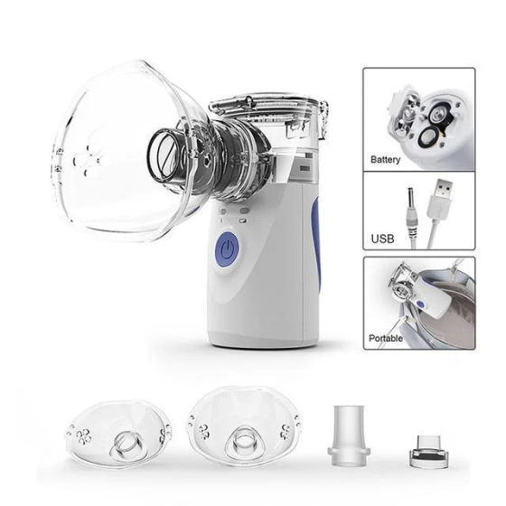 Портативний інгалятор небулайзер ультразвуковий Mesh Nebulizer YM-3R9 безшумний Луцьк
