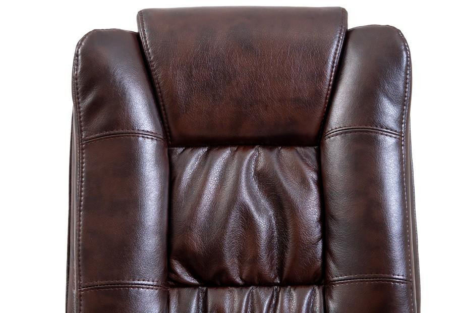 Офісне Крісло Керівника Richman California Madras Dark Brown Хром М1 Tilt Коричневий Київ - фото 7