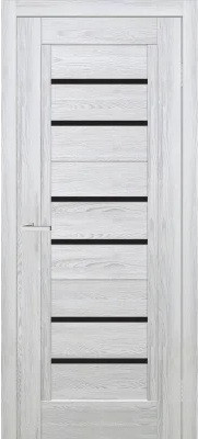 Межкомнатные двери Омис Ричмонд ЧС черное стекло Клен айс  800х2000 мм Киев - изображение 1