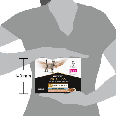 Влажный корм для кошек Purina Pro Plan Veterinary Diets NF Renal Function Advanced Care При патологии почек С лососем 10 x 85 г (7613287873699) Винница - изображение 7