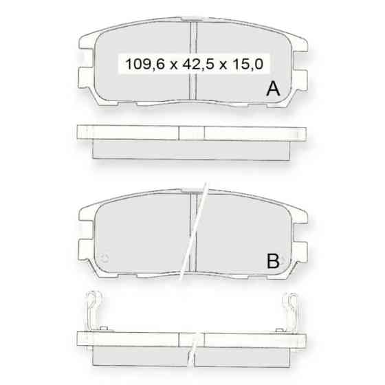Колодки задние Опель Frontera A-B, GREAT WALL-Hover 06- (Dafmi Intelli) тормозные Мукачево