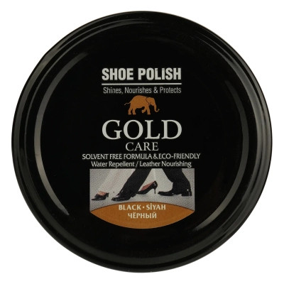 Крем для обуви GoldCare Черный 50 мл (8697704016561) Винница - изображение 1