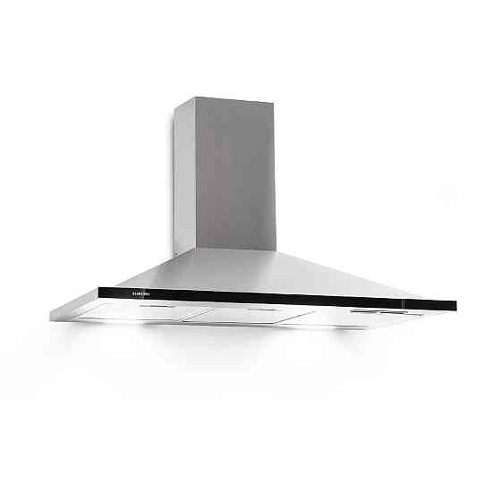 Вытяжка Galina 90 вытяжка 90см 350м³/ч LED нержавеющая сталь акриловое стекло (Германия, читать описание) Ровно