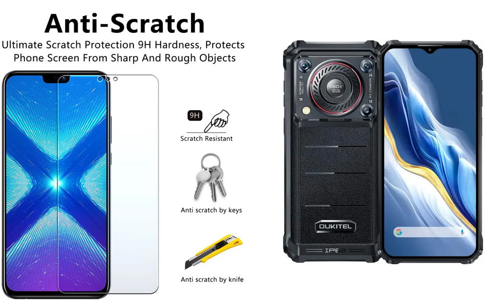 Защитное стекло NeoGlass для Oukitel WP36, Oukitel WP36 Pro – ультрапрозрачное и устойчивое Киев - изображение 1
