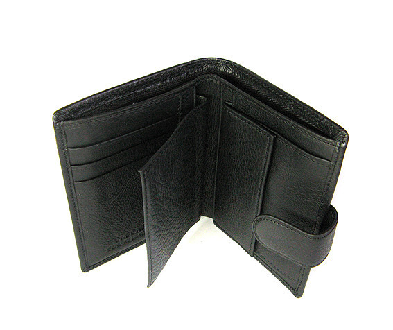 Гаманець чоловічий чорний шкіра Київ - фото 2