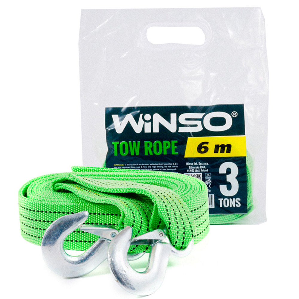 Буксировочный трос Winso 3т, 6м Киев - изображение 1