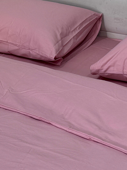 Ecotton Підковдра на блискавці Ecotton Євро двоспальний 210х220 см сатин із бавовни однотонний Киев - изображение 2