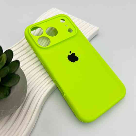 Чохол для смартфона Silicone Full Case AA Camera Protect for Apple iPhone 17 Pro Max 24,Shiny Green Київ
