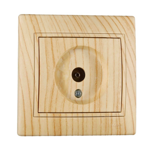 MIRA дуб вибілений матовий Розетка внутрішня TV прохідна Лезард Житомир - изображение 1