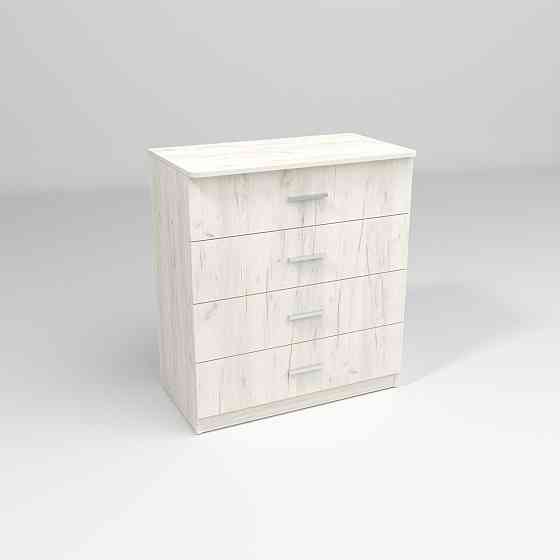 Комод Сабрина №1, Дуб Крафт Білий, 900/500/1000 Львов