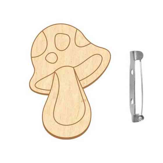 Заготовка броши для раскрашивания 