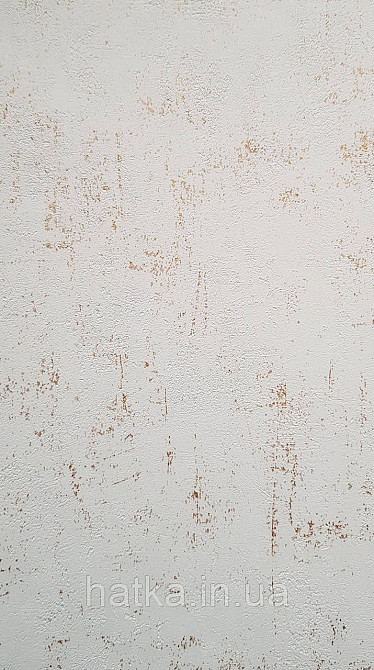Шпалери вініл на флізеліні Caselio 0.53х10 Beton 2 під штукатурку під бетон білі із золотистим різні відтінки Київ - фото 1