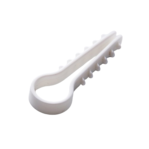 Дюбель-ялинка 10мм для круглого кабелю білий 100шт/уп APRO Житомир - фото 3