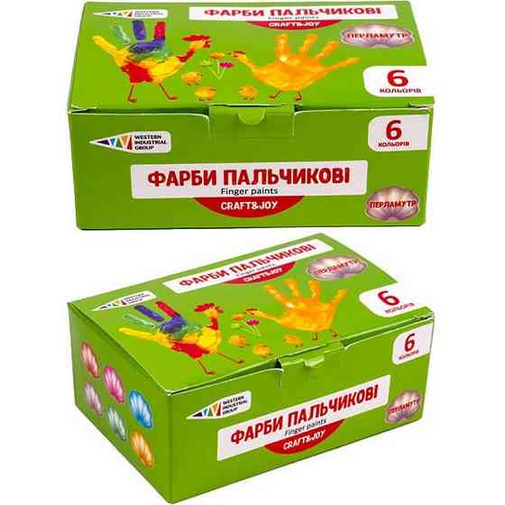 Детские пальчиковые краски 