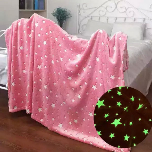Плед светящийся в темноте, Светящееся в темноте одеяло BLANKET, Светящееся одеяло-покрывало MQ-47 Львов - изображение 3