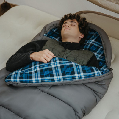 Спальный мешок Naturehike з капюшоном Clear Sky CNK2450WS042, сірий (6927595792049) Винница - изображение 9