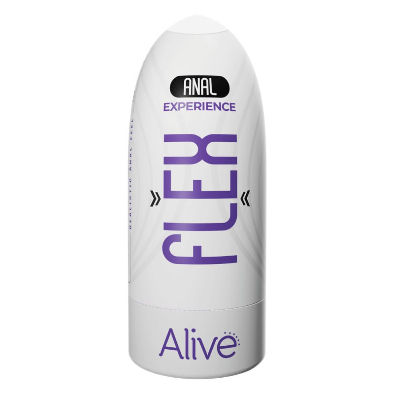 Мастурбатор-анус в колбе Alive Flex Anal M бежевый, 16 х 6.5 см Sex Aura Киев - изображение 2