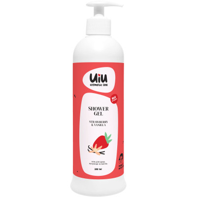 Гель для душу UIU Полуниця &amp; Ваніль 300 мл (4820152332844) Вінниця - фото 1