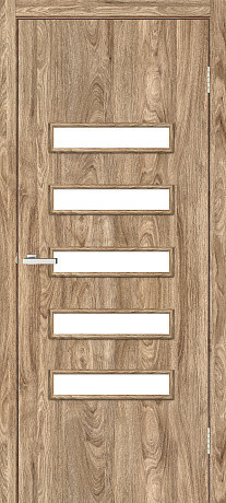 Міжкімнатні двері ОмісАкорд 3 ЗС Дуб Оріндж 900х2000 мм Київ - фото 1