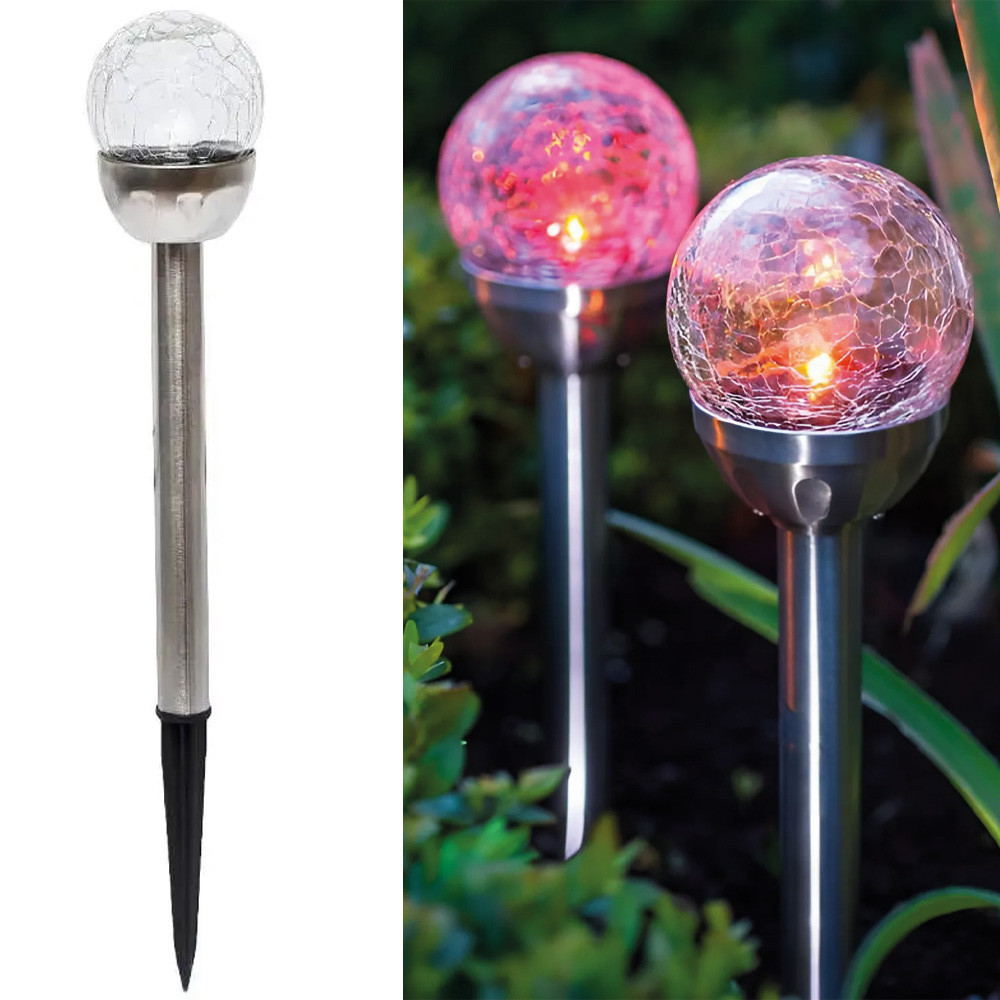 Садовый фонарь на солнечные батареи 