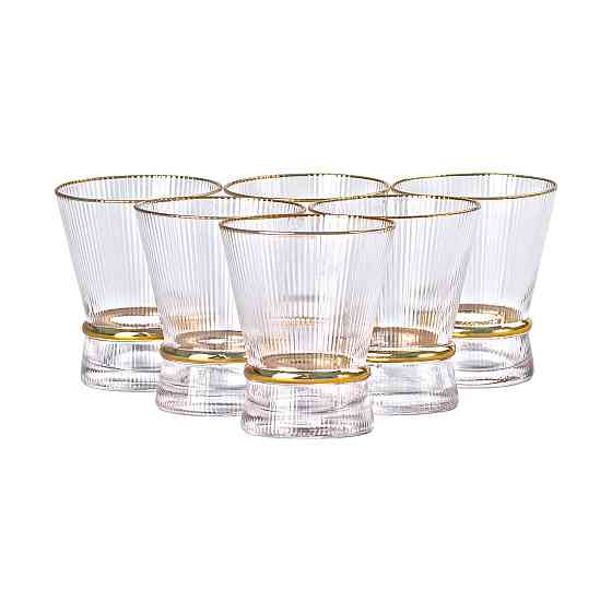 Набор из шести стаканов объемом 300 мл для лимонада, сока и коктейлей HP-16-5 Киев