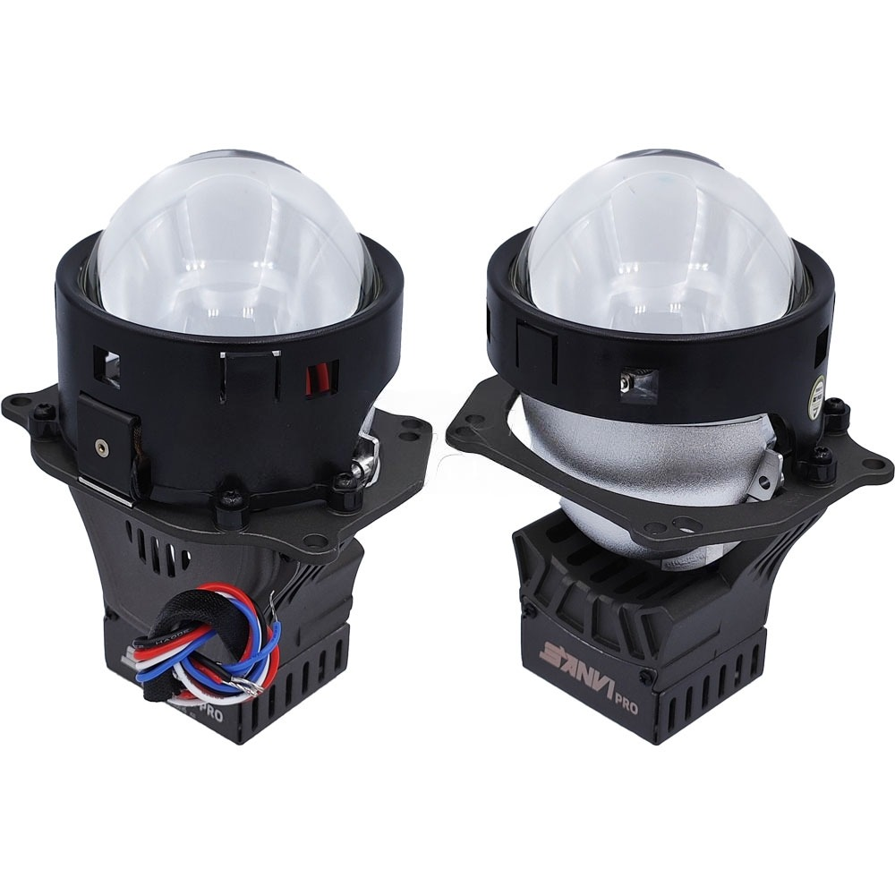 Комплект світлодіодних лінз SANVI Bi-LED A8 Pro LASER 5500K 3.0" 55W Харків - фото 4