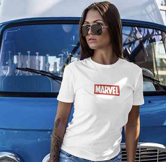 Женская/Мужская футболка с принтом !  MARVEL Черновцы