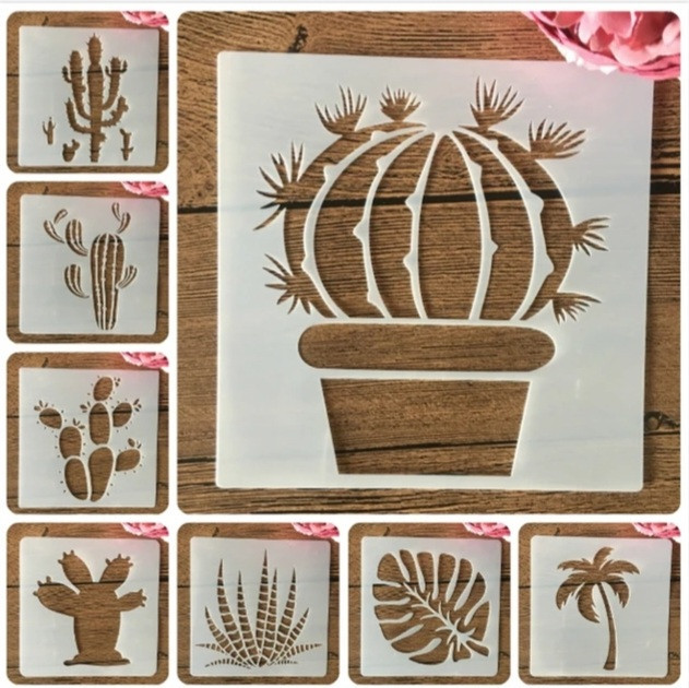 Набор трафаретов кондитерских 15 на 15 см серый Киев - изображение 1