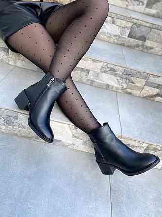 Injers Черевики жіночі INJERS 583 чорні (зима, шкіра натуральна) (1151) 36 Коломия