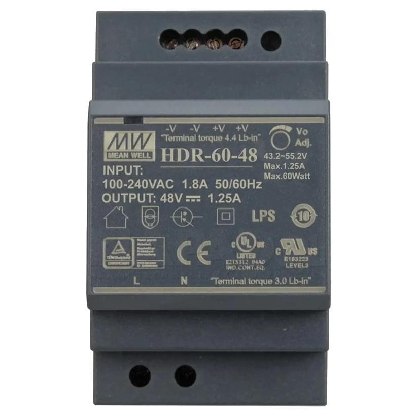 Блок живлення Mean Well HDR-60-48 48B 1,25 А Харьков - изображение 1