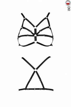 Бюстгальтер-стрепы Passion Exclusive ARMANDA BRA XXL/XXXL, black Sex Aura Киев