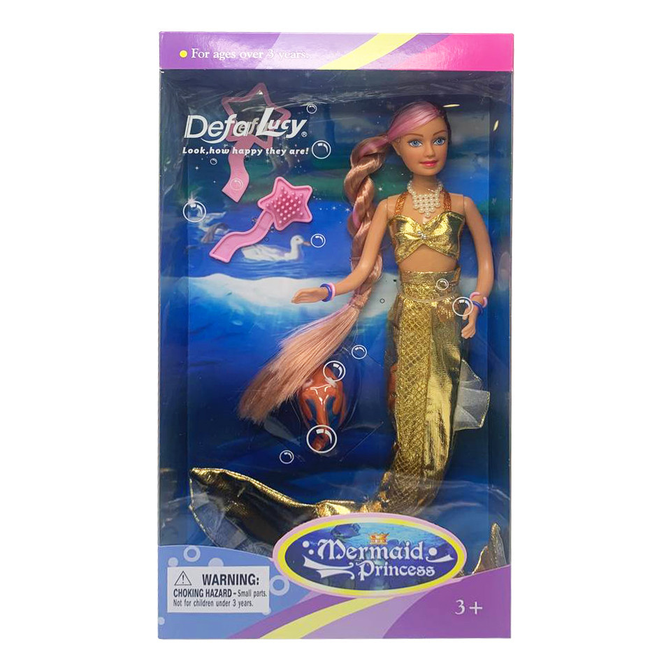 Кукла DEFA 20983 русалка  Золотой Винница - изображение 1