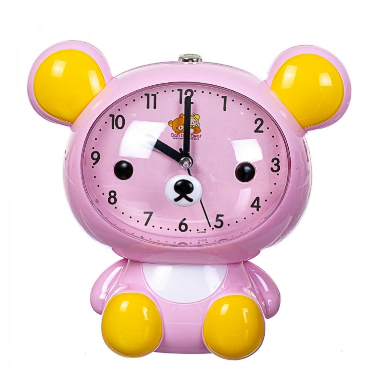 Детский будильник Мишка (Розовый) Винница - изображение 1