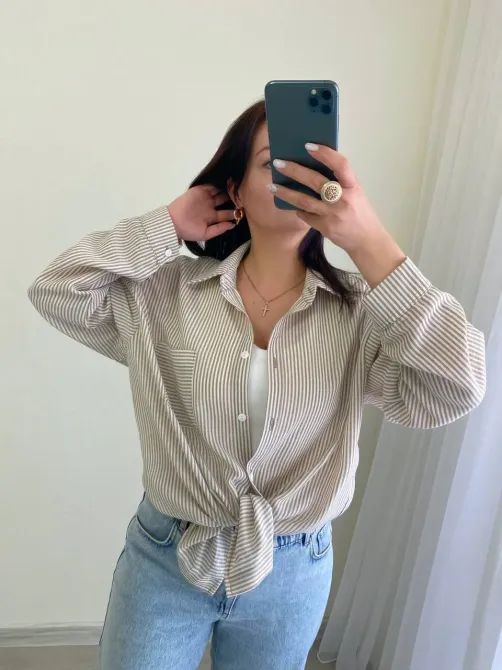 Сорочка оверсайз з льону — ідеальний вибір для весни та літа. Одеса - фото 12