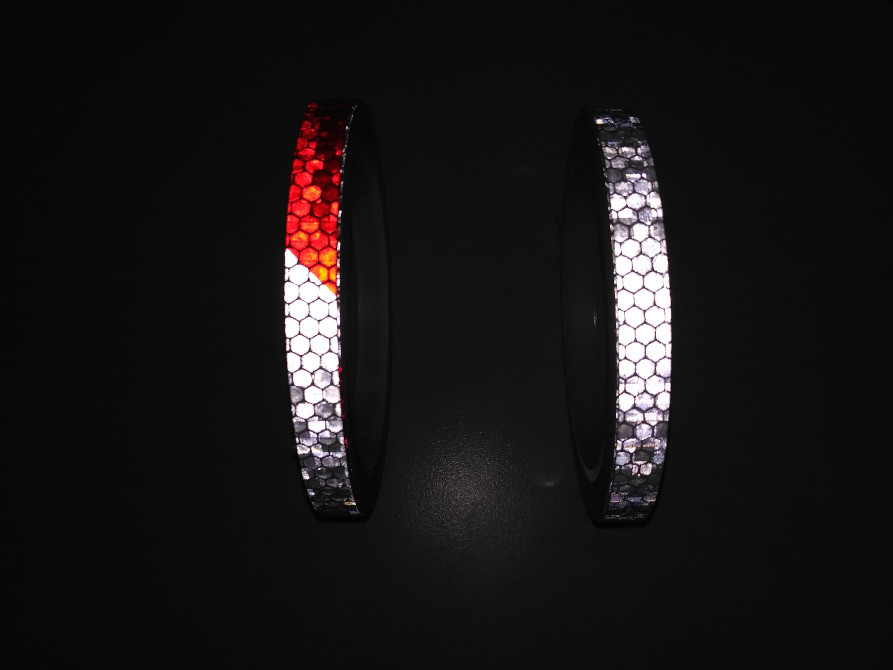 Світловідбивна смужка довжина 7.90 м. Біла, Біла Київ - фото 4