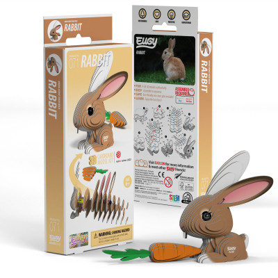Пазл Eugy 3D Зоопарк Кролик (XEG-071) Вінниця - фото 4