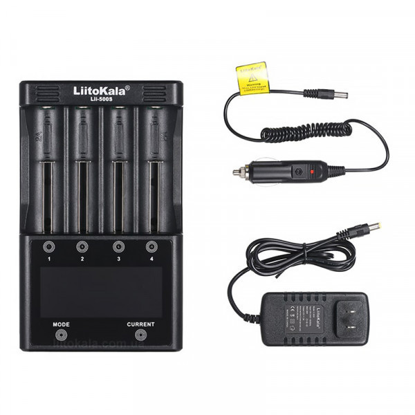 Зарядний пристрій LiitoKala Lii-500S, 4x(Lion/NiMH/NiCd), Power Bank, discharge function (Lii-500S) Київ - фото 5