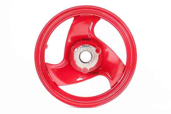 Диск колісний передній Yamaha (5BM) диск. гальмо (сталевий) червоний Київ