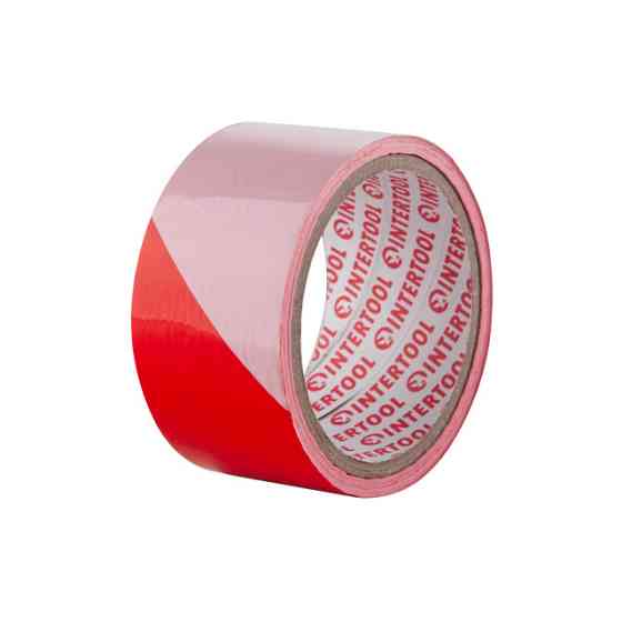 Стрічка сигнальна, 50 м, 50 мм INTERTOOL KT-0941 Киев