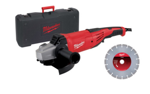 Угловая шлифовальная машина MILWAUKEE 230 мм AG22-230DMS-DSET (+ защитный кожух, боковая рукоятка, фланец, Одесса - изображение 2