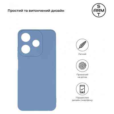 Чехол для мобильного телефона Armorstandart Matte Slim Fit Tecno Spark 10 4G (KI5q) Camera cover Light Blue (ARM69071) Винница