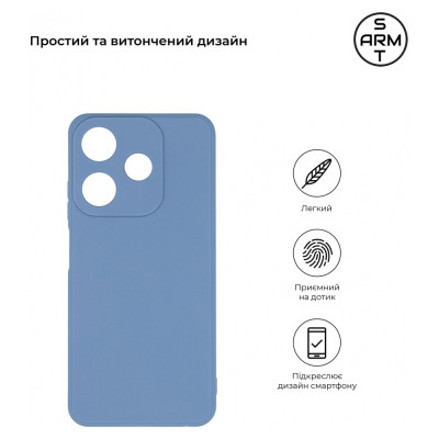 Чохол до мобільного телефона Armorstandart Matte Slim Fit Tecno Spark 10 4G (KI5q) Camera cover Light Blue (ARM69071) Вінниця - фото 3