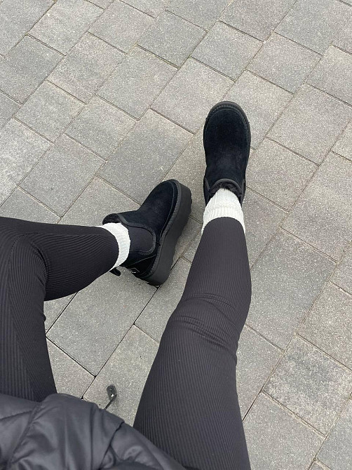 PLPS Угги жіночі PLPS 5854-13 чорні (зима, замша натуральна) (5681) Коломия - фото 2