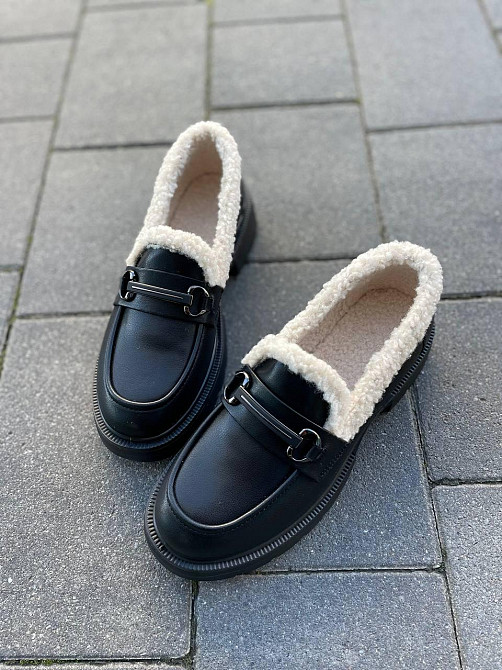 PLPS Лофери жіночі PLPS чорні натуральна шкіра низький хід 36-41 ( -1) Коломыя - изображение 8