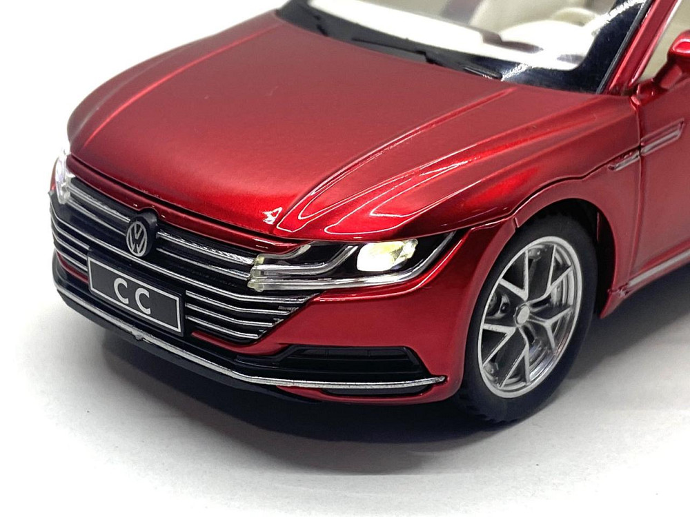 Машинка металева Volkswagen Passat SS 1:32 світло звук Червона (GT-01200) Чернігів - фото 3