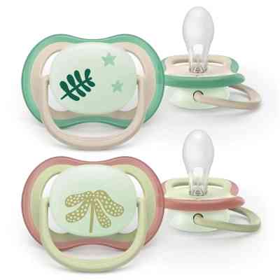 Пустышка Philips AVENT Ultra Air Нічна 6-18 місяців 2 шт (SCF376/31) Винница