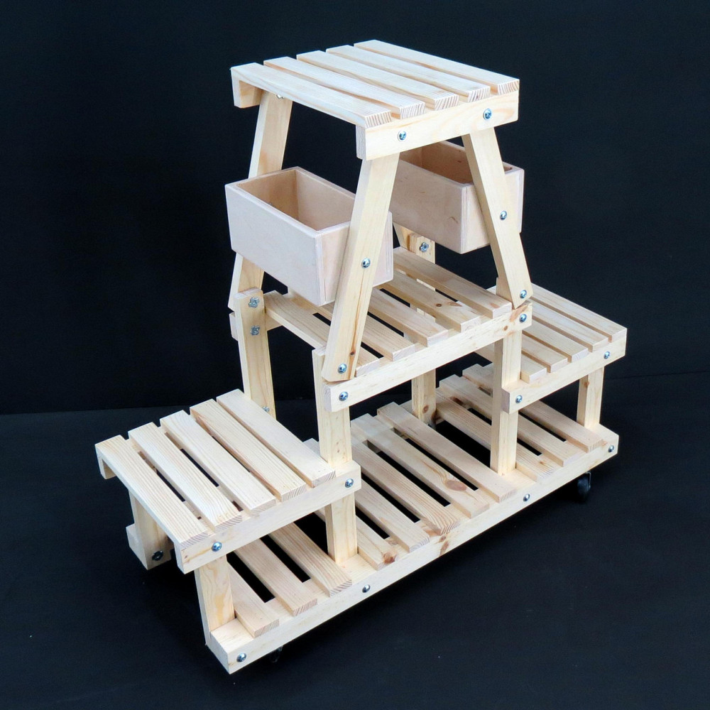 Підставка для квітів "Анжу" бланже на коліщатках Миколаїв - фото 6